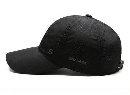 Schnell trocknende Baseballkappe mit UV-Schutz – atmungsaktiv, verstellbar, Unisex
