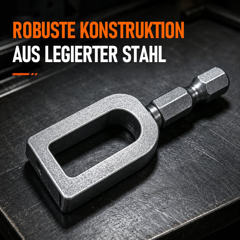 🧰Stahldraht-Verdrillwerkzeug für Bohrmaschinen – Schnellspann- & automatischer Draht-Kürzungsaufsatz