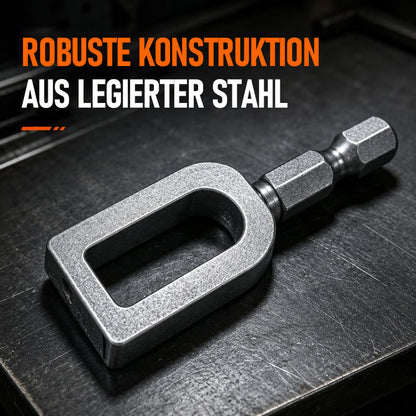 🧰Stahldraht-Verdrillwerkzeug für Bohrmaschinen – Schnellspann- & automatischer Draht-Kürzungsaufsatz