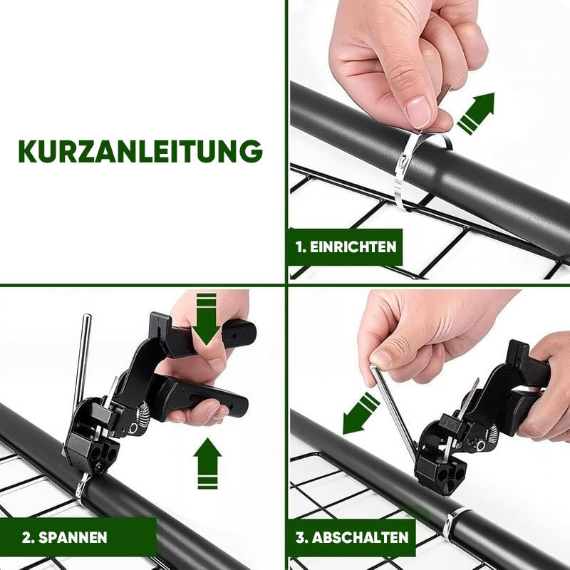 🔥Kabelbinderpistole aus Edelstahl mit Kabelbindern aus Metall
