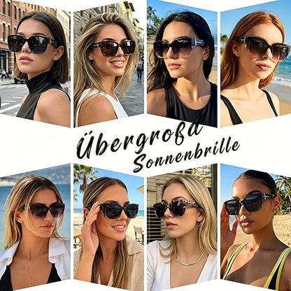 🕶️ Polarisierte Überbrille für Damen – UV400-Schutz, floral gerahmte Überbrille mit Korrektionsgläsern