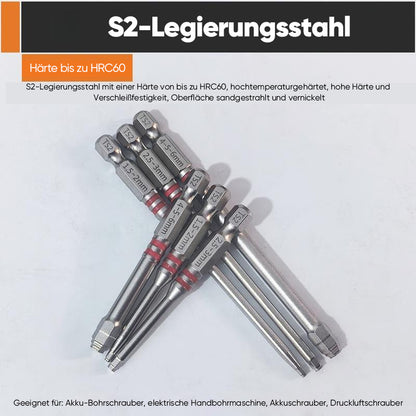 6-teiliges Sechskantschraubendreher-Bit-Set