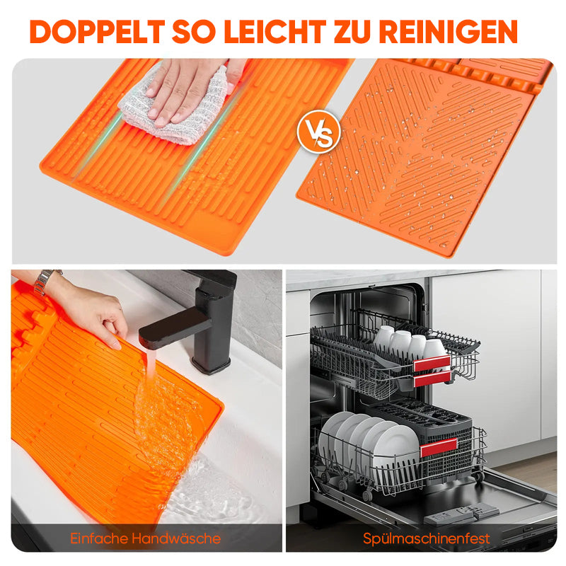 TYIIPLUS™ Silikon-Grillmatte für die Grill-Ablage – Hitzebeständiger BBQ-Werkzeug-Organizer