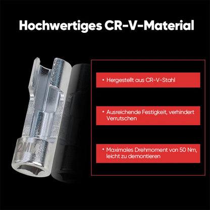 Tyiiplus™ 14-teiliges Diesel-Einspritzdüsen-Kraftstoffleitungs-Steckschlüsselset – 8-22 mm Bördelmuttern-Steckschlüssel