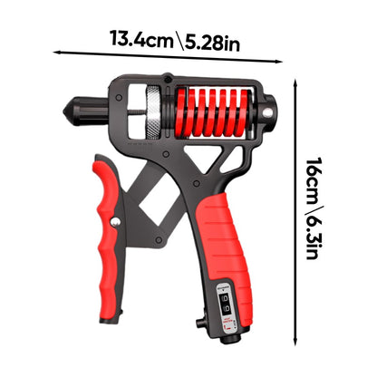 💪Ergonomic Adjustable H-Grip Hand Trainer – Forearm Strengthener with Counter for Therapy & Stress Relief