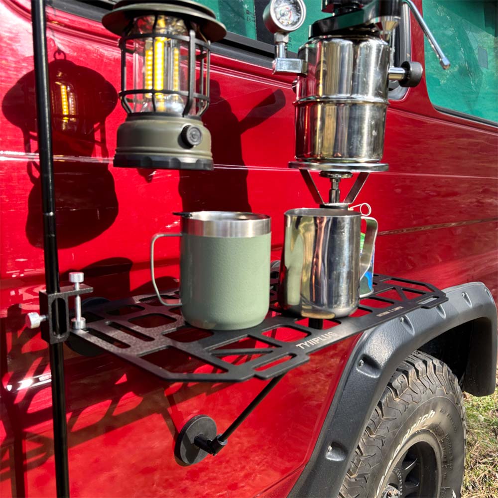 Schwerlast-Magnet-Fahrzeugseitentisch | Tragbarer Gitter-Camping-Schreibtisch