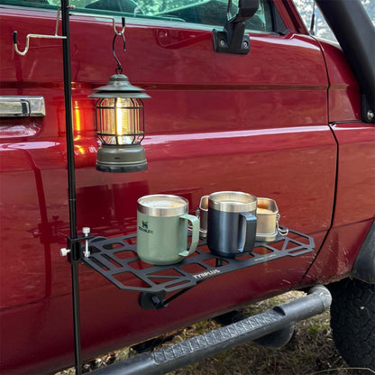 Schwerlast-Magnet-Fahrzeugseitentisch | Tragbarer Gitter-Camping-Schreibtisch