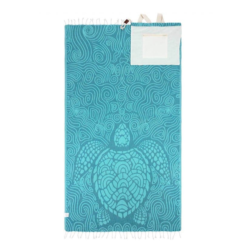 2-in-1 wandelbares Strandtuch mit Tasche