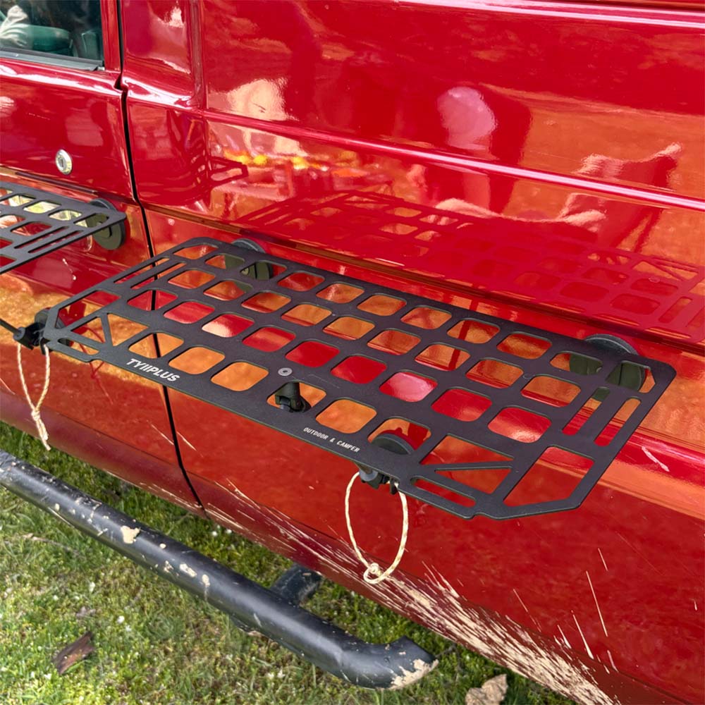 Schwerlast-Magnet-Fahrzeugseitentisch | Tragbarer Gitter-Camping-Schreibtisch