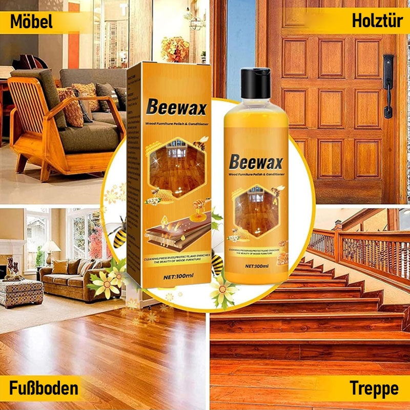 🍯 Bienenwachs-Holzboden- & Möbelreiniger | Fleckenentferner, Politur & Pflegemittel | 100 ml