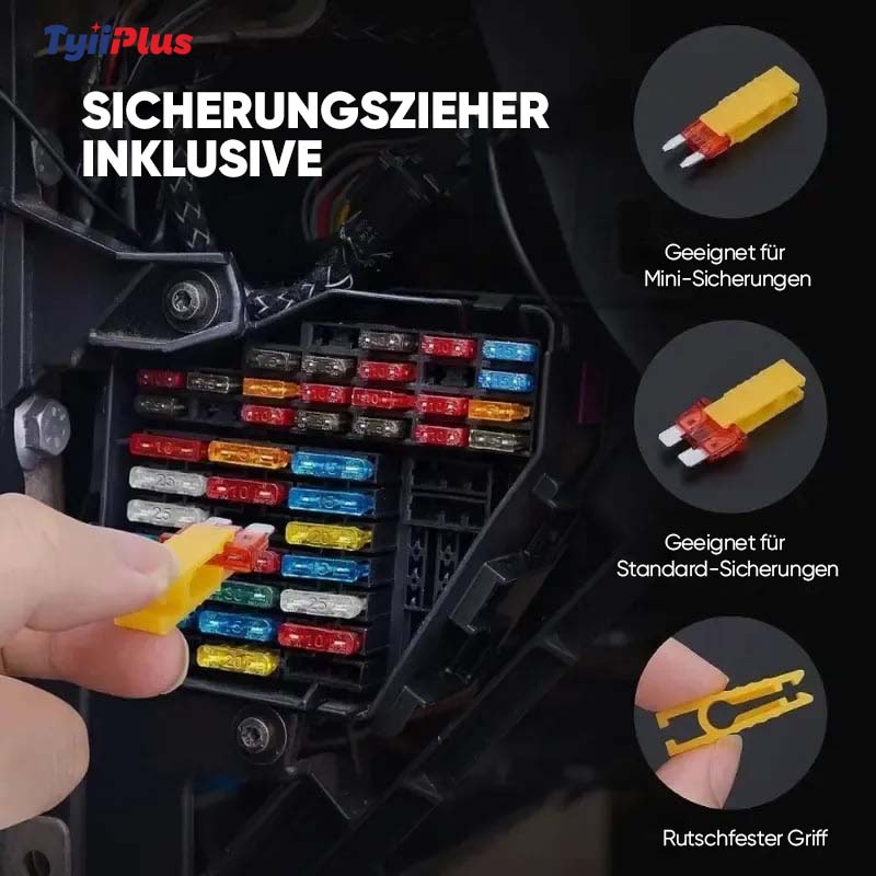 🔥306-teiliges Kfz-Flachsicherungs-Sortiment