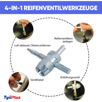 TYIIPLUS™ 14-teiliges Schnellwechsel-Reifenventil-Werkzeugset