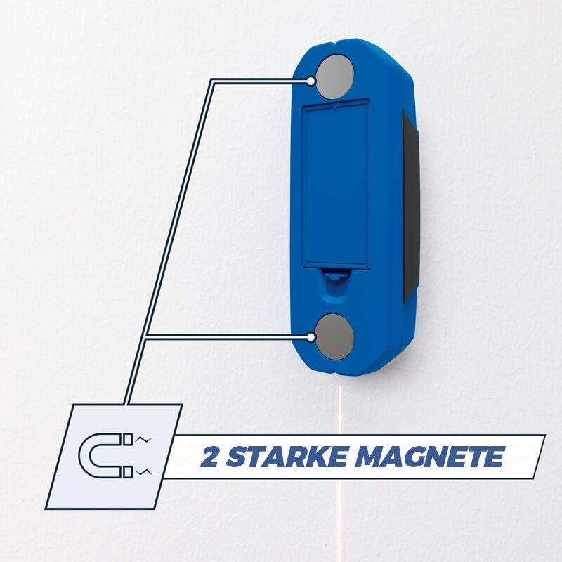 🔧Magnetischer Balkensucher mit Lasermarkierung