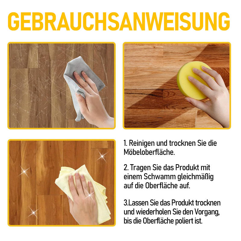 🍯 Bienenwachs-Holzboden- & Möbelreiniger | Fleckenentferner, Politur & Pflegemittel | 100 ml