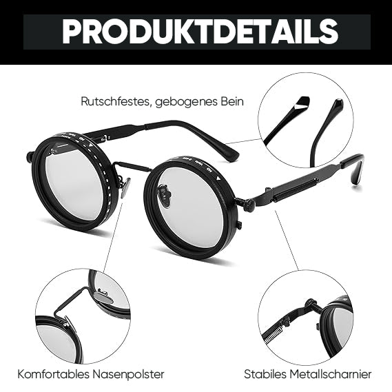 9-fach Verstellbare Polarisierte Sonnenbrille mit ND-Filter