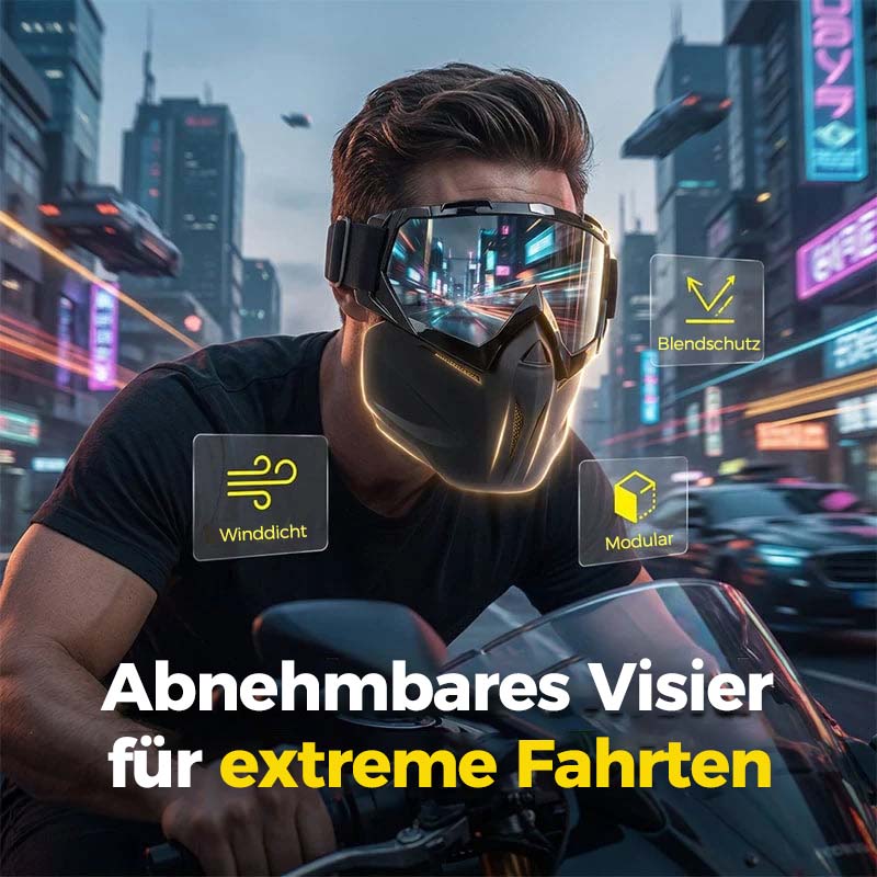 🔥Abnehmbare Vollgesichtsbrille