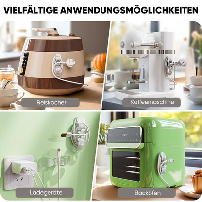 6er-Pack verbesserte Kabelorganisatoren für Haushaltsgeräte