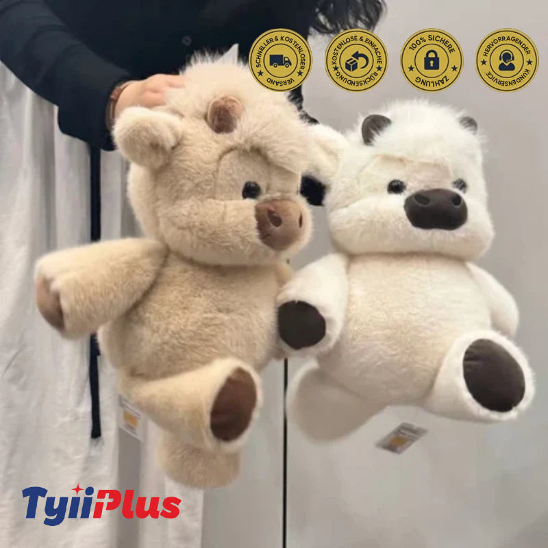 Laufende Hochlandkuh Plüschtier