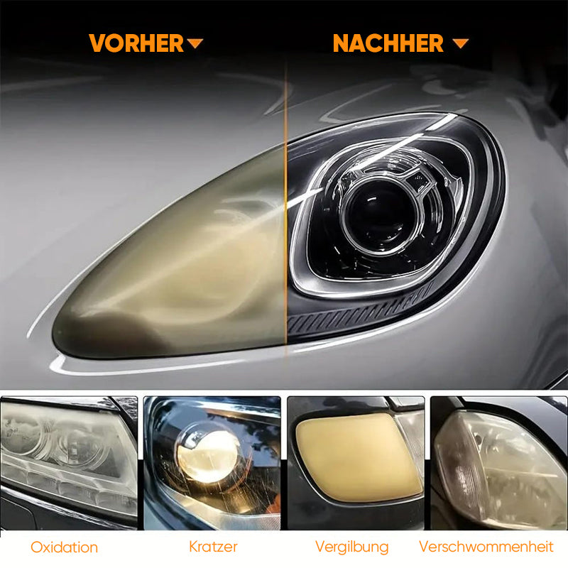 Premium 3-Stufen-Keramik-Scheinwerfer-Restaurierungsset