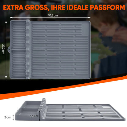 TYIIPLUS™ Silikon-Grillmatte für die Grill-Ablage – Hitzebeständiger BBQ-Werkzeug-Organizer