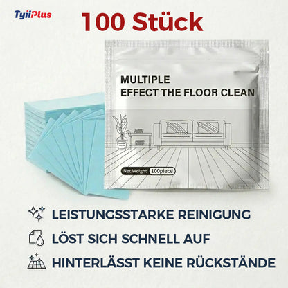 🔥100 Stück Mehrzweck-Bodenreinigungstabletten – Konzentrierter Reiniger für Hartholz, Fliesen, Laminat und mehr