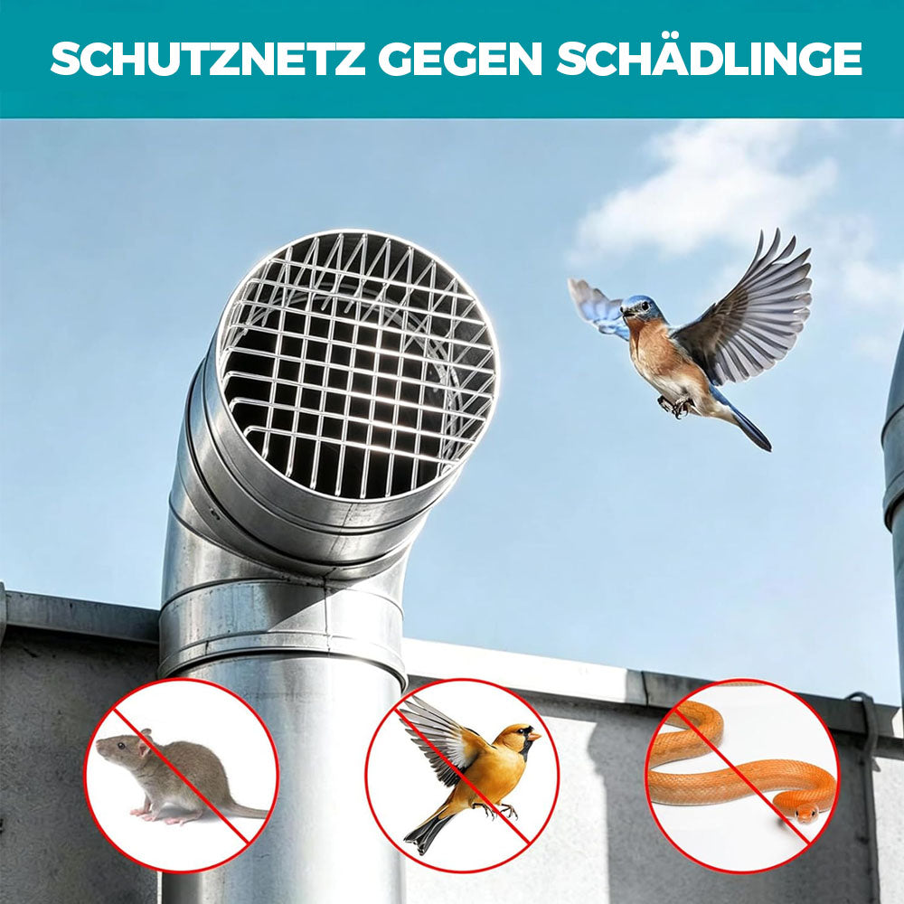 Dachrinnenschutz aus Edelstahl 304 für Rohre & Lüftungsöffnungen