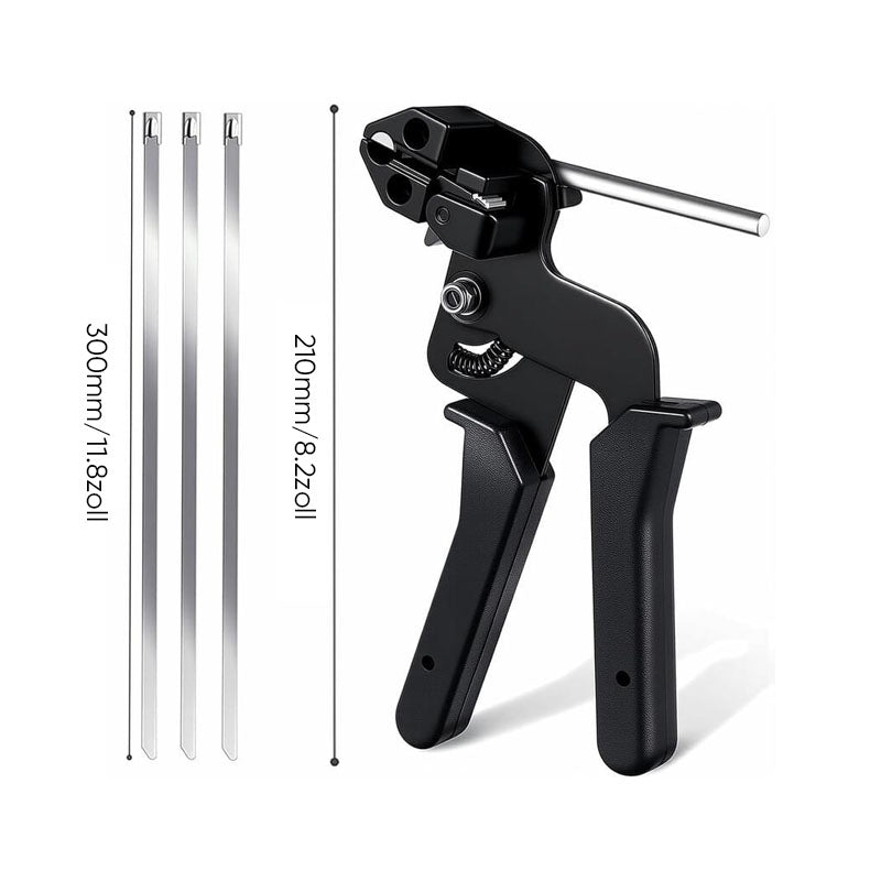 🔥Kabelbinderpistole aus Edelstahl mit Kabelbindern aus Metall