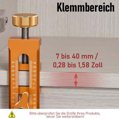 Multifunktionale Montagehilfe für Schranktüren
