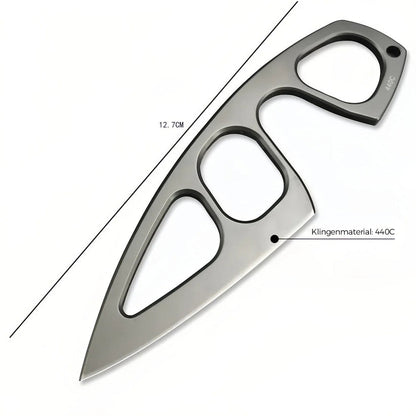 TyiiPlus Taktisches EDC-Messer mit Mehrzweckscheide & Gürtelclip