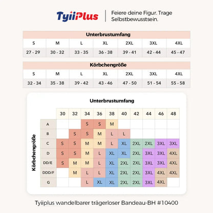 🔥Verwandelbarer Trägerloser Bandeau-BH