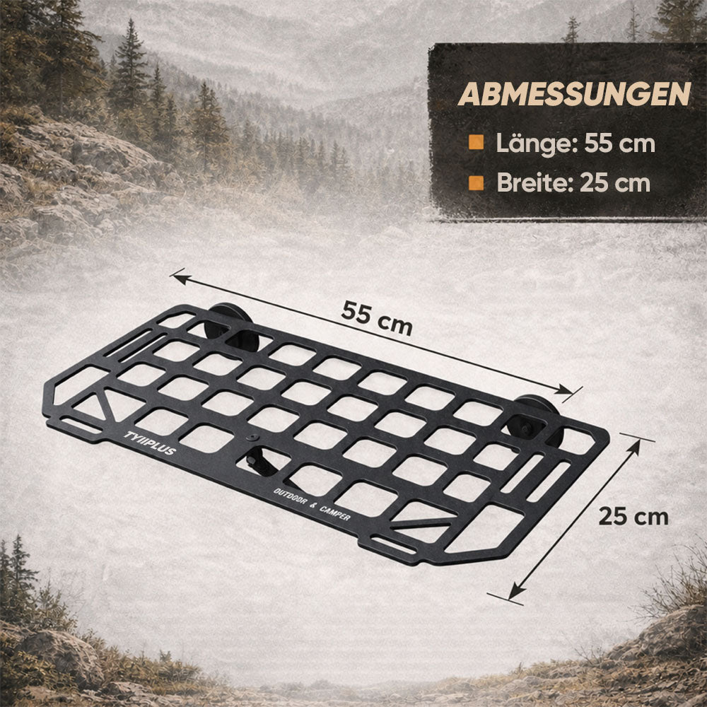 Schwerlast-Magnet-Fahrzeugseitentisch | Tragbarer Gitter-Camping-Schreibtisch