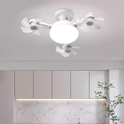 🌀E27-Fassung Deckenventilator mit Leuchte – 2-in-1 LED-Leuchte & leiser Ventilator mit Fernbedienung