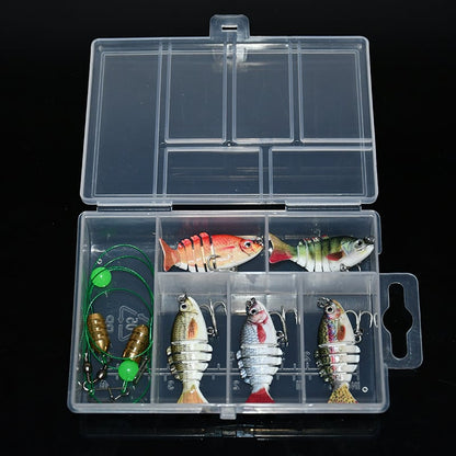 🎣 2" Lebensechte Angelköder – Geeignet für Süß- & Salzwasser