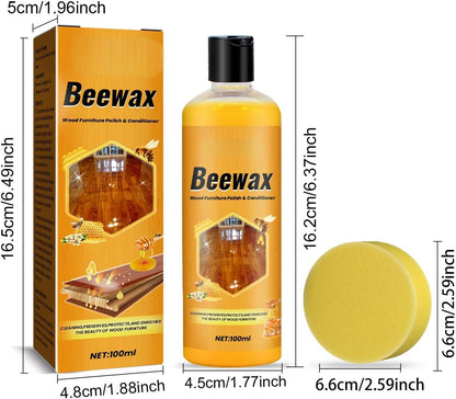 🍯 Bienenwachs-Holzboden- & Möbelreiniger | Fleckenentferner, Politur & Pflegemittel | 100 ml
