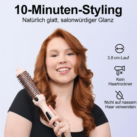 LCD-Locken- und Glätteisen mit doppeltem Verwendungszweck