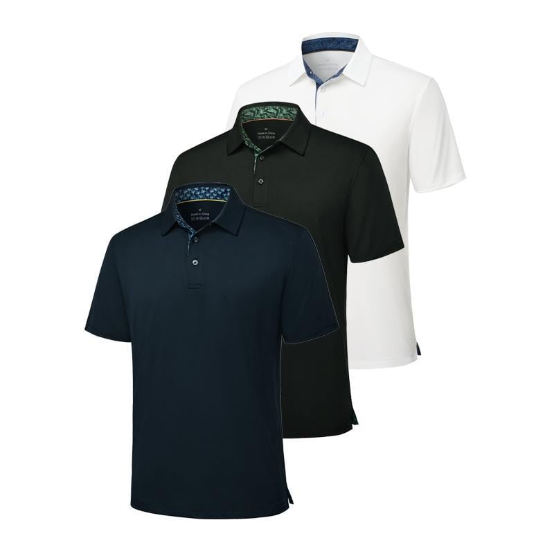 👕3-teiliges Herren-Polohemd-Set