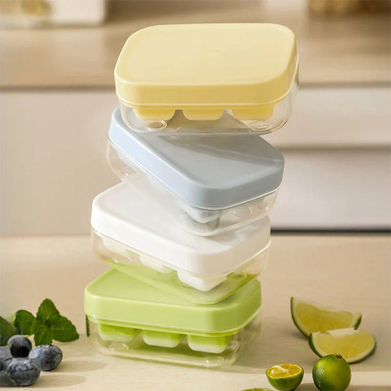 Mini-Eiswürfelform mit 6 Fächern, lebensmittelecht und leicht zu lösen