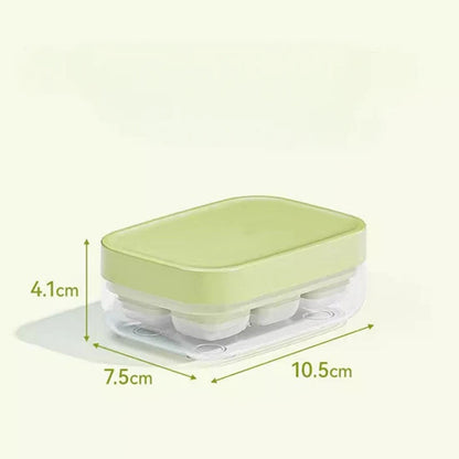 Mini-Eiswürfelform mit 6 Fächern, lebensmittelecht und leicht zu lösen