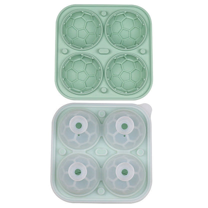 Silikon-Eiswürfelform in Fußballform