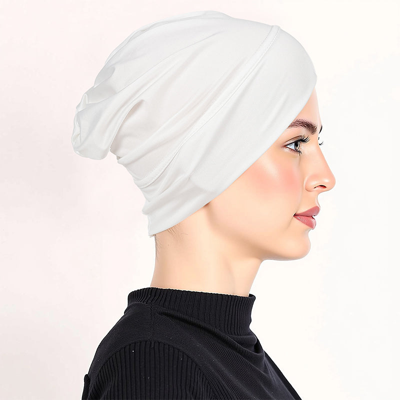 Weiche Stretch-Turbanmütze für Damen
