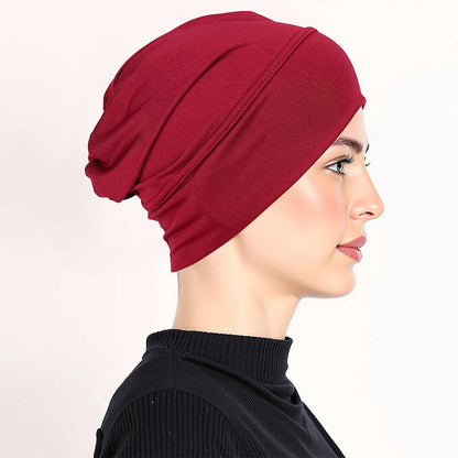 Weiche Stretch-Turbanmütze für Damen