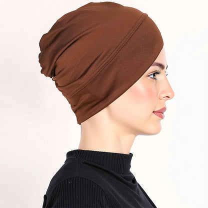 Weiche Stretch-Turbanmütze für Damen