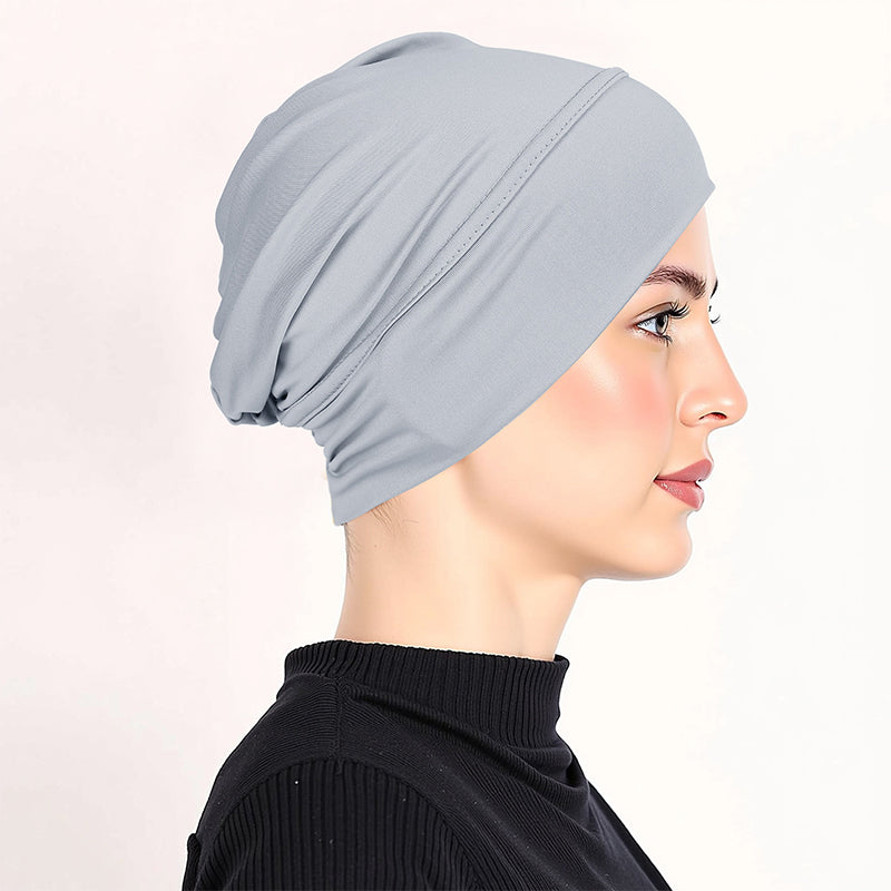 Weiche Stretch-Turbanmütze für Damen