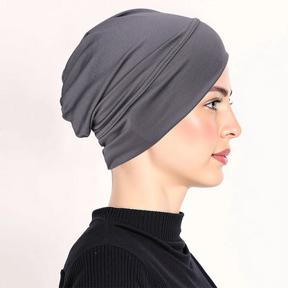 Weiche Stretch-Turbanmütze für Damen
