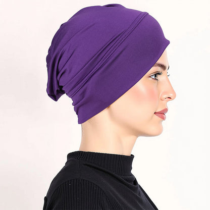 Weiche Stretch-Turbanmütze für Damen