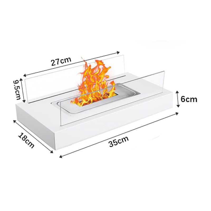 Portable Mini Ethanol Tabletop Fire Pit for Decoration