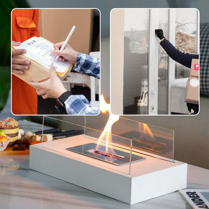 Portable Mini Ethanol Tabletop Fire Pit for Decoration